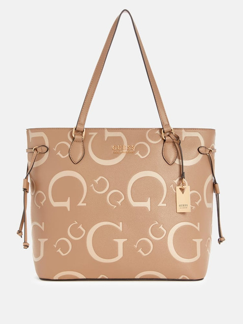 Guess Longmeadow Logo Tote - Brown