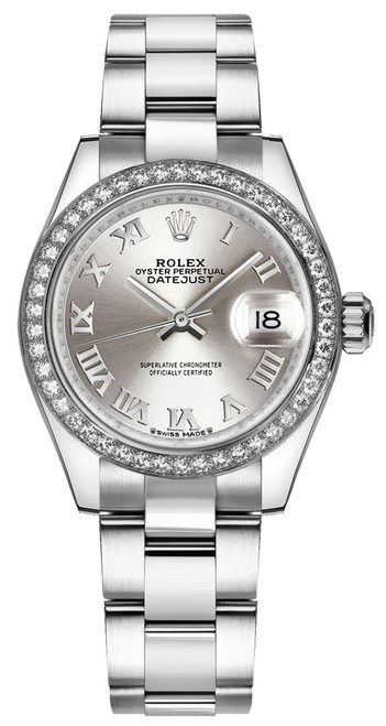 ROLEX Lady-Datejust 28 Diamond Bezel Women'S Watch 279384Rbr-0010 Image 1 ROLEX Lady-Datejust 28 Diamond Bezel Women'S Watch 279384Rbr-0010 Image 1
