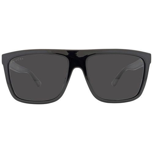 GUCCI  Grey Browline Men's Sunglasses