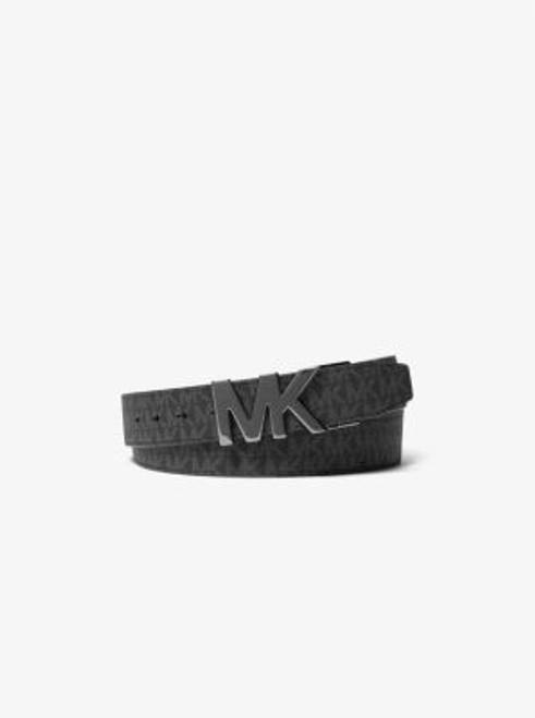MICHAEL KORS  4-in-1 Signature Logo Belt Box Set - Black (Arriving In Delhi)
