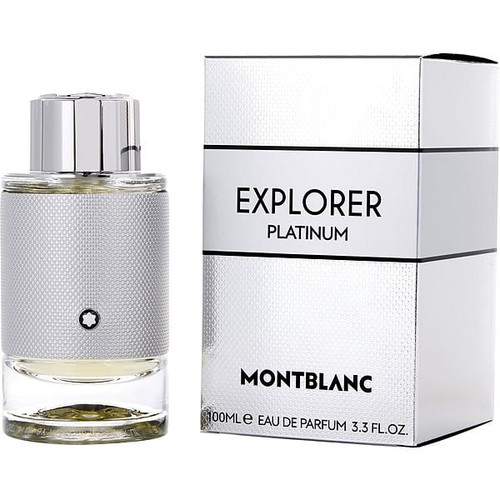 MONT BLANC Explorer Platinum Eau De Parfum Spray 3.3 Oz Image 1 MONT BLANC Explorer Platinum Eau De Parfum Spray 3.3 Oz Image 1