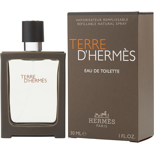 HERMES terre d'Eau De Toilette Spray Refillable 1 Oz Image 1 HERMES terre d'Eau De Toilette Spray Refillable 1 Oz Image 1