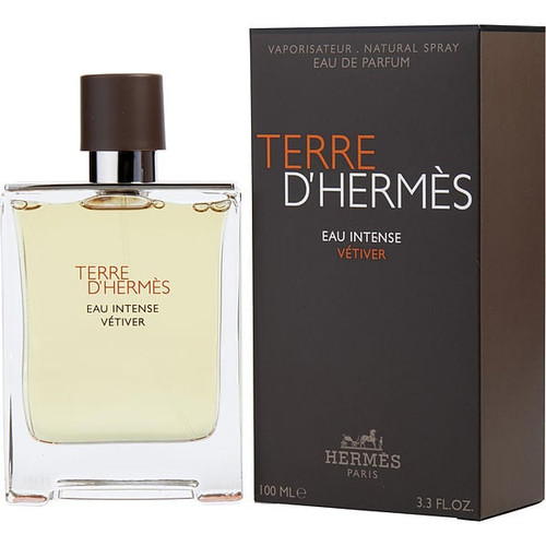 HERMES terre d'Eau Intense Vetiver Eau De Parfum Spray 3.3 Oz Image 1 HERMES terre d'Eau Intense Vetiver Eau De Parfum Spray 3.3 Oz Image 1