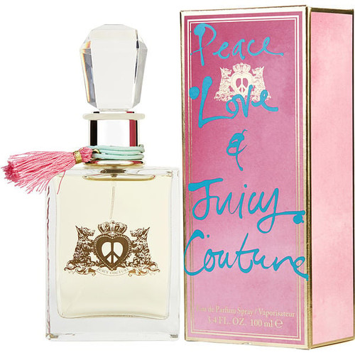 JUICY COUTURE peace love & Eau De Parfum Spray (New Packaging) 3.4 Oz Image 1