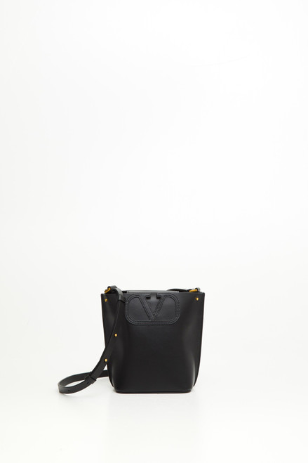 VALENTINO Fill Me Calfskin Shoulder Bag - Nero