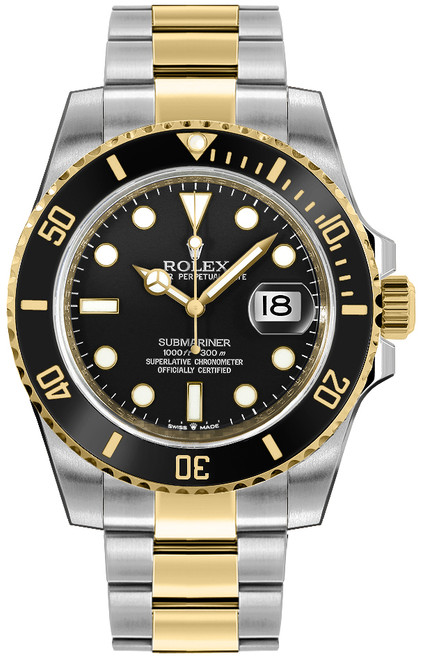 ROLEX Submariner Date Two Tone Oyster Bracelet Men'S Watch 126613Ln Image 1 ROLEX Submariner Date Two Tone Oyster Bracelet Men'S Watch 126613Ln Image 1
