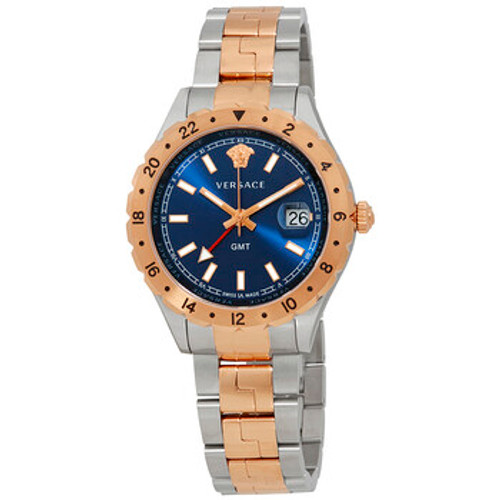 VERSACE Hellenyium GMT Blue Dial Men's Watch