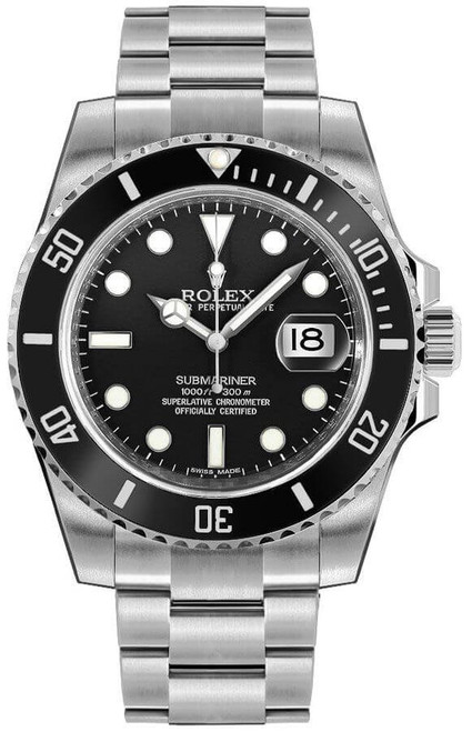 ROLEX Submariner Date Oystersteel Black Dial Men'S Watch 116610Ln-0001 Image 1