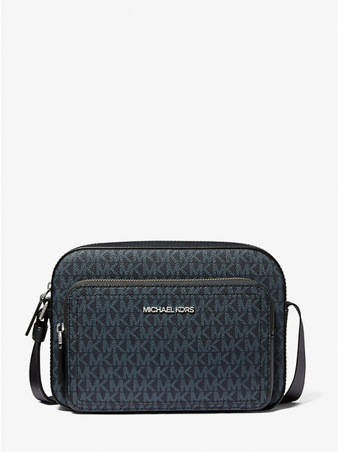 MICHAEL KORS Cooper Signature Logo Utility Crossbody Bag ADMRL/PLBLUE Image 1 MICHAEL KORS Cooper Signature Logo Utility Crossbody Bag ADMRL/PLBLUE Image 1