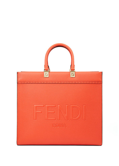 【送料&関税込】Fendi Fe50120i069 - Red FENDI Sunshine Medium - Red leather shopper (@Delhi Studio)