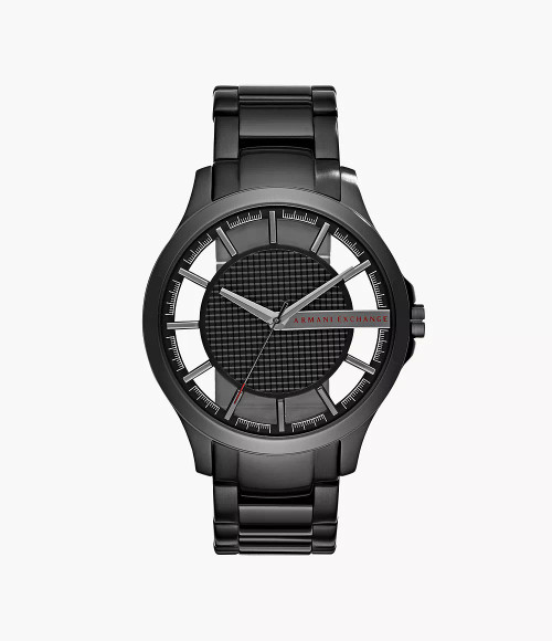 ARMANI EXCHANGE Three-Hand Black Stainless Steel Watch Ax2189 Image 1