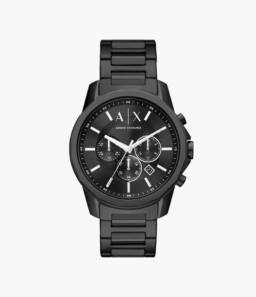 ARMANI EXCHANGE Chronograph Black Stainless Steel Watch Ax1722 Image 1
