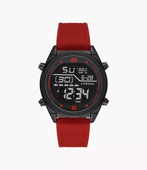 SKECHERS Kentwood Men'S Silicone Watch Sr5146 Image 1