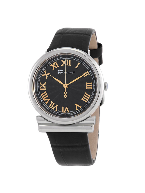 FERRAGAMO  Gancino Quartz Black Dial Ladies Watch
