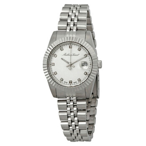 Mathey-Tissot  Mathey III Quartz Crystal Silver Dial Ladies Watch