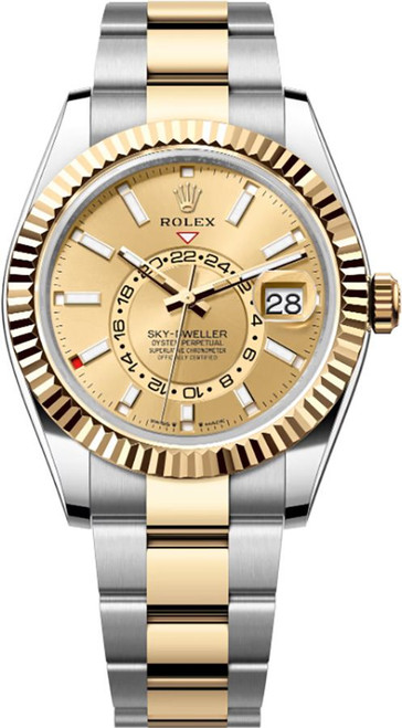 ROLEX Sky-Dweller 42Mm Oystersteel & 18K Yellow Gold Men'S Watch 336933-0001 Image 1 ROLEX Sky-Dweller 42Mm Oystersteel & 18K Yellow Gold Men'S Watch 336933-0001 Image 1