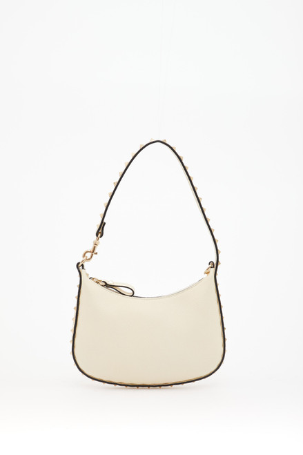 ショルダーバッグ・ポシェット VALENTINO Ivory leather mini Hobo Vlogo Moon handbag Mini Vlogo Moon Hobo Bag In Nappa Leather With Chain for