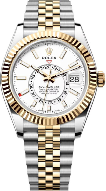 ROLEX Sky-Dweller Intense White Index Dial 42Mm Men'S Watch 336933-0006 Image 1 ROLEX Sky-Dweller Intense White Index Dial 42Mm Men'S Watch 336933-0006 Image 1