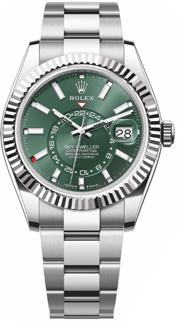 ROLEX Sky-Dweller Green Dial Automatic 42Mm Men'S Watch 336934-0001 Image 1
