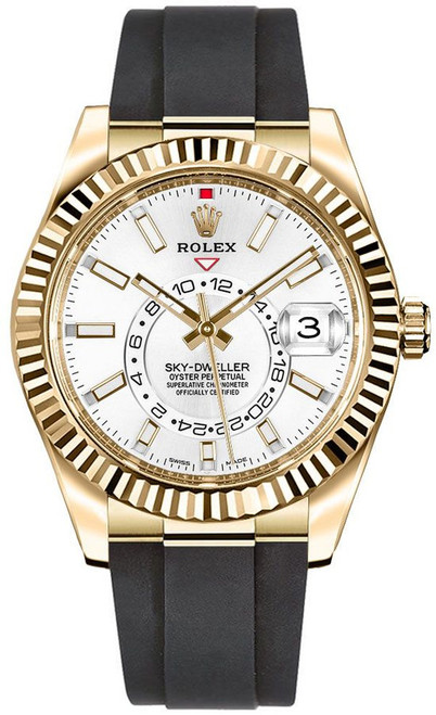ROLEX Sky-Dweller 42Mm White Dial Men'S Watch 326238-0006 Image 1 ROLEX Sky-Dweller 42Mm White Dial Men'S Watch 326238-0006 Image 1