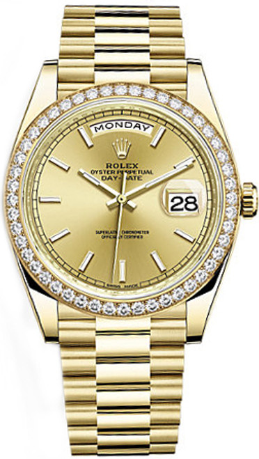 ROLEX Day-Date 40 Champagne Dial Gold Men'S Watch 228348Rbr-0008 Image 1