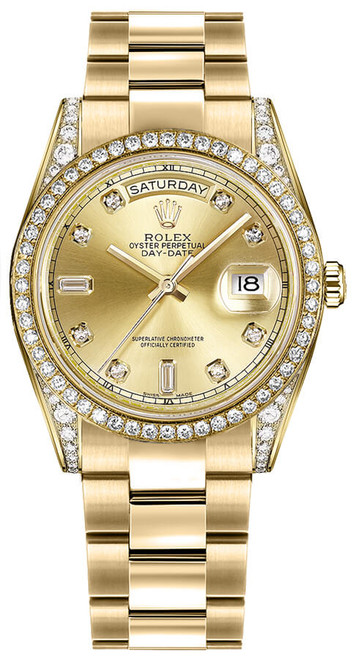 ROLEX Day-Date 36 Gold Watch 118388-0126 Image 1 ROLEX Day-Date 36 Gold Watch 118388-0126 Image 1