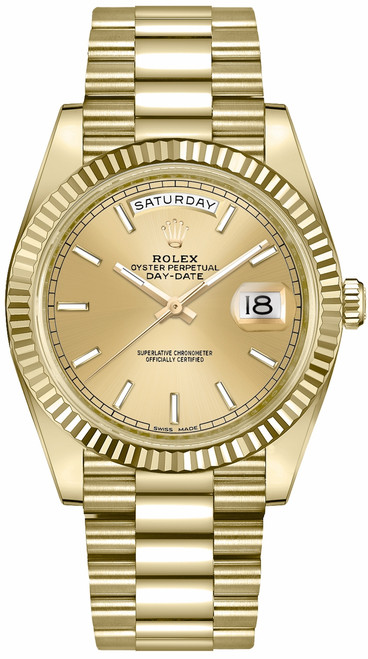 ROLEX Day-Date 40 Gold Men'S Luxury Watch 228238-0003 Image 1