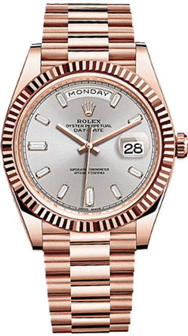 ROLEX Day-Date 40 Men'S 18K Rose Gold Watch 228235-0004 Image 1