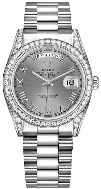 ROLEX Day-Date 36 Gold Watch 118389-0025 Image 1