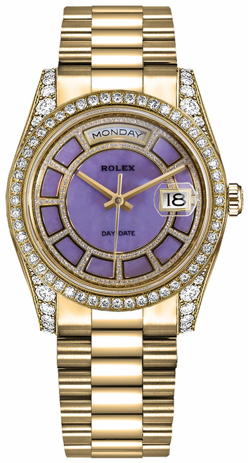 ROLEX Day-Date 36 Swiss Automatic Gold Watch 118388-0161 Image 1