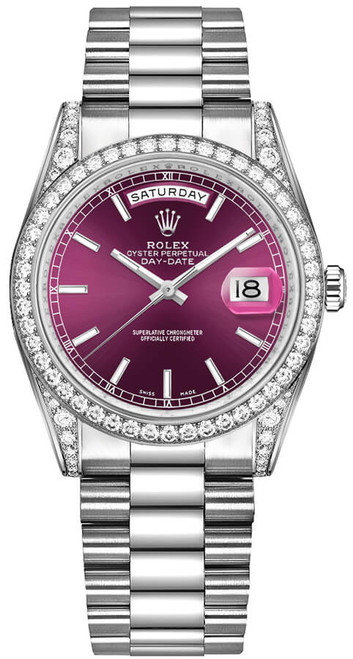 ROLEX Day-Date 36 Gold Watch 118389-0106 Image 1 ROLEX Day-Date 36 Gold Watch 118389-0106 Image 1