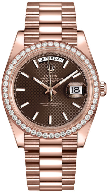 ROLEX Day-Date 40 18K Everose Gold Men'S Watch 228345Rbr-0005 Image 1