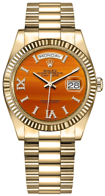 ROLEX Day-Date 36 President Bracelet Unisex Watch 128238-0088 Image 1