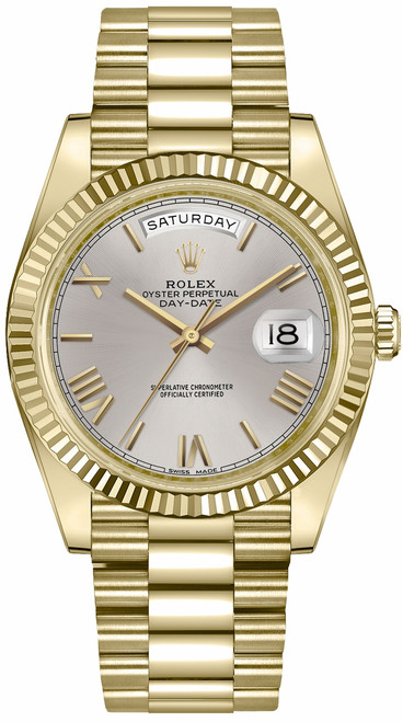 ROLEX Day-Date 40 Solid Gold President Bracelet Watch 228238-0002 Image 1