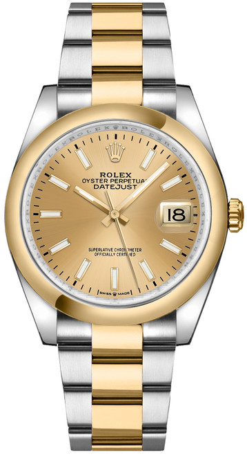 ROLEX Datejust 36 18K Yellow Gold & Oystersteel Watch 126203-0016 Image 1