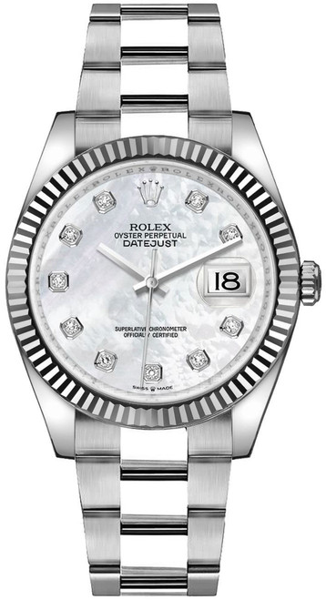 ROLEX Datejust 36 Diamonds Automatic Unisex Watch 126234-0020 Image 1