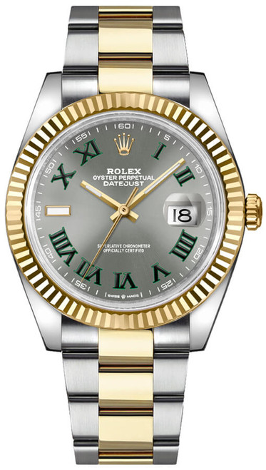 ROLEX Datejust 41 Fluted Bezel Yellow Gold 
Steel Men
S Watch 126333-0019 Image 1