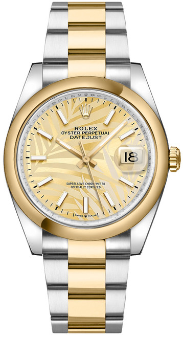 ROLEX Datejust 36 18K Yellow Gold & Stainless Steel Unisex Watch 126203-0038 Image 1