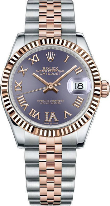 ROLEX Datejust 31 Aubergine Purple Dial Women'S Watch 278271-0020 Image 1