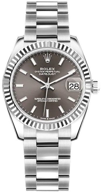 ROLEX Datejust 31 Dark Grey Dial Automatic Women'S Watch 278274-0015 Image 1 ROLEX Datejust 31 Dark Grey Dial Automatic Women'S Watch 278274-0015 Image 1