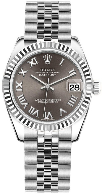 ROLEX Datejust 31 Dark Grey Roman Numeral Dial Women'S Watch 278274-0022 Image 1