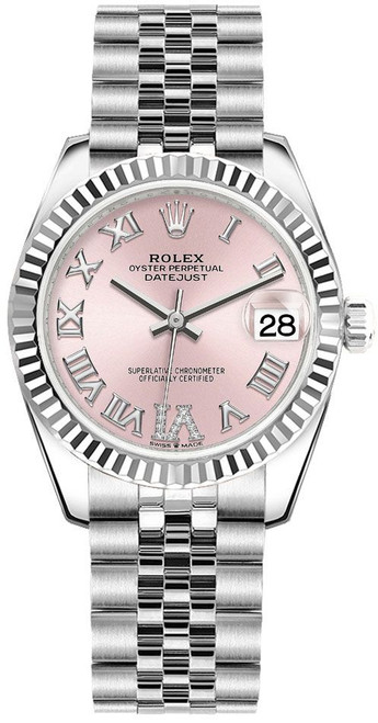 ROLEX Datejust 31 Pink Dial Diamond Vi Women'S Watch 278274-0024 Image 1