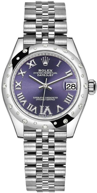 ROLEX Datejust 31 White Gold Diamond Bezel Women'S Watch 278344Rbr-0028 Image 1