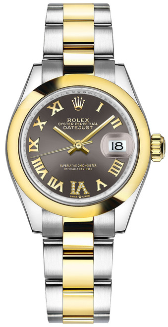 ROLEX Datejust 31 Dark Grey Dial Diamond Vi Women'S Watch 278243-0017 Image 1