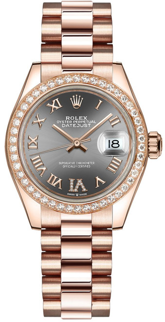 ROLEX Datejust 31 Slate Dial Diamonds Women'S Watch 278285Rbr-0027 Image 1