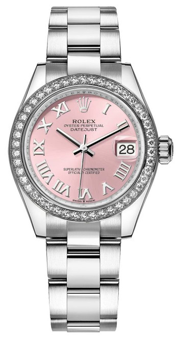 ROLEX Datejust 31 White Gold Bezel Diamonds Women'S Watch 278384Rbr-0023 Image 1