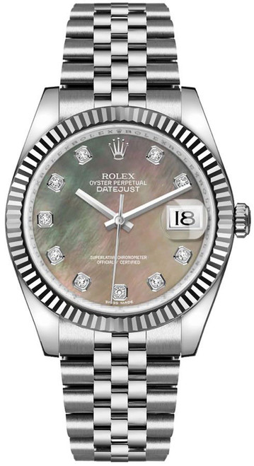 ROLEX Datejust 36 Women'S Pearl Watch 116234-0105 Image 1 ROLEX Datejust 36 Women'S Pearl Watch 116234-0105 Image 1