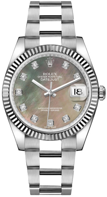 ROLEX Datejust 36 Diamond Dial Women'S Watch 116234-0149 Image 1