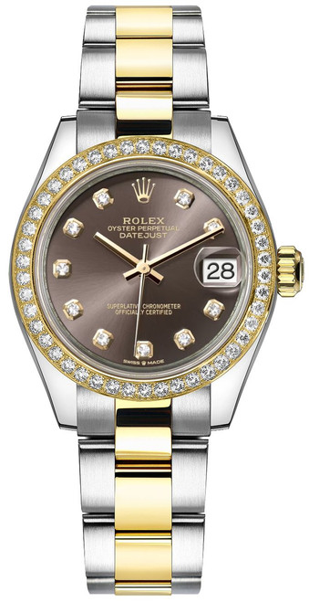 ROLEX Datejust 31 Dark Grey Diamonds Women'S Watch 278383Rbr-0021 Image 1