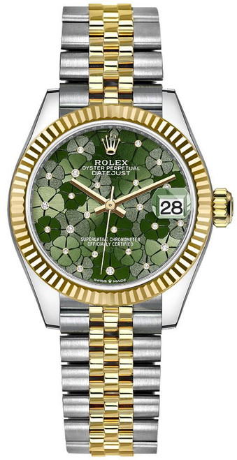 ROLEX Datejust 31 Green Dial Diamonds Women'S Watch 278273-0032 Image 1